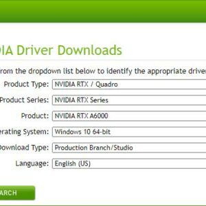 Can't Download Nvidia Drivers