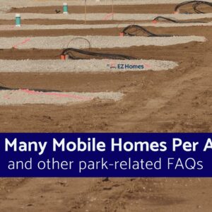 How Many Mobile Homes Per Acre In Sc